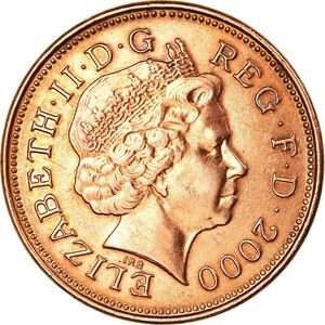 Gold Coin with Queen Elizabeth II Design